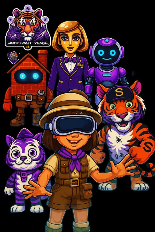 IMMEDIATE TIGER AI Family - Chatbots, VR, and AI Solutions