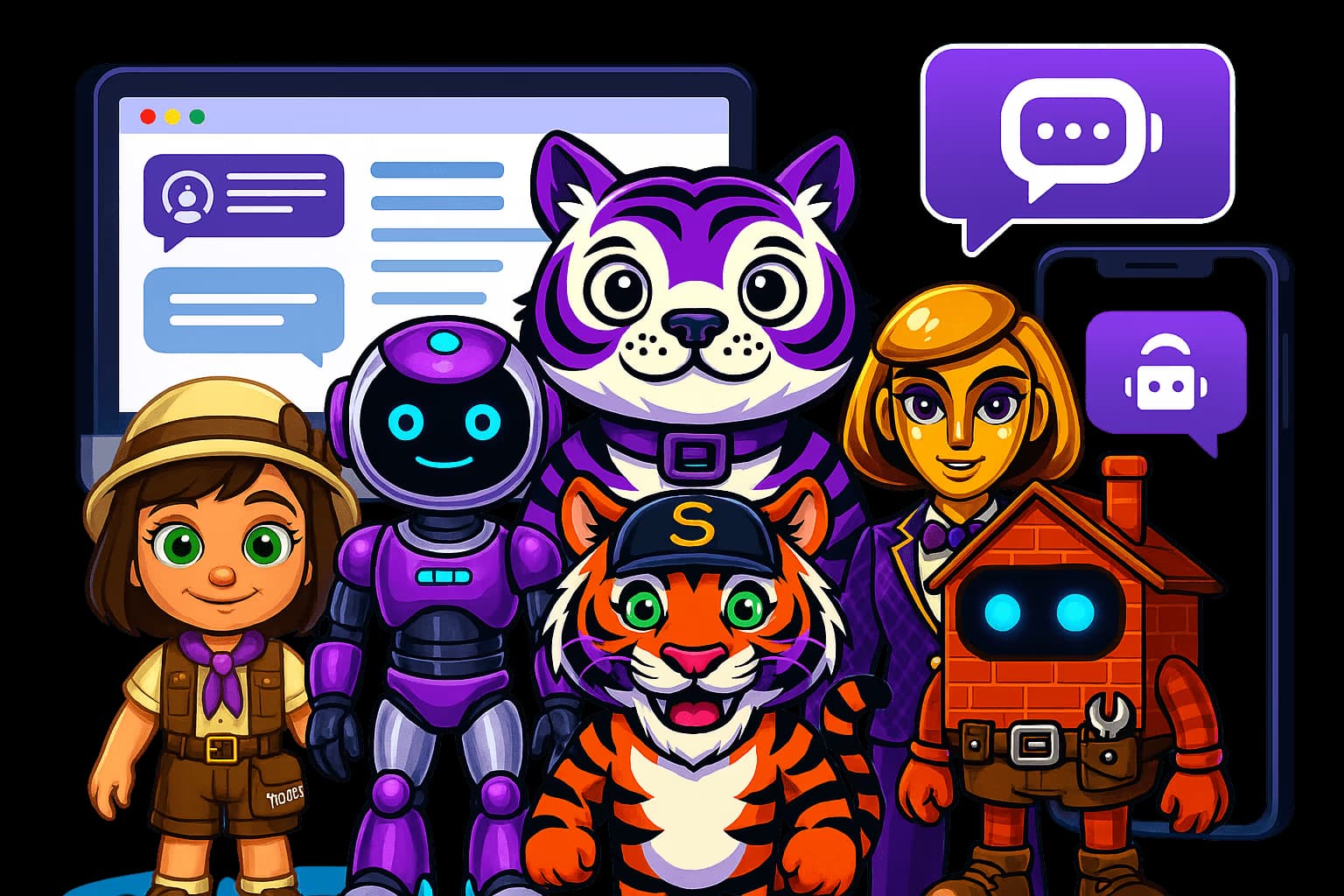 Immediate Tiger AI Agent Family - All AI Assistants